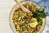 Quinoa Rainbow Salad with Sesame Vinaigrette