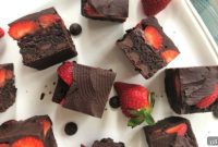 Ultra-Fudgy Chocolate Strawberry Brownie Bliss
