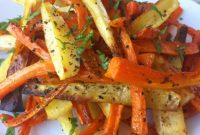 Crispy Oven-Baked Carrot and Parsnip Sticks