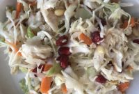 Vibrant Pomegranate & Pine Nut Chicken Slaw