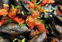 Spicy Tomato Mussels