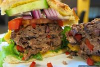 My Mighty Meaty 4th of July Burger Menu