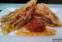 Summer’s Best Panini: Ham, Cheese & Zesty Veggie Sauce for Effortless Days