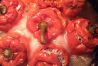New Job, Day One: Overwhelmed, Craving Meat Stuffed Peppers