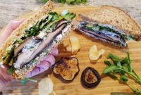 Power Up Your Winter with a Vegetarian Mushroom Watercress Sandwich