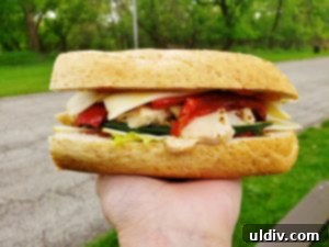 Delicious sandwich featuring innovative culinary ingredients and leftovers