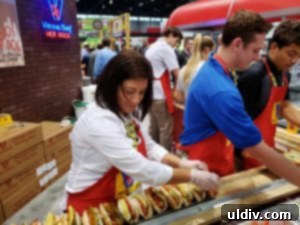 Chicago-style hot dog from Vienna Beef