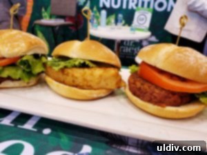 Dr. Praeger's plant-based burger patty on a bun