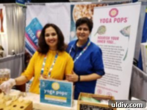 Sweets & Snacks Expo 2019: Mindful Bites, Part Two 24 Nalini Mehta and Anita Balakrishnan, creators of Yoga Pops