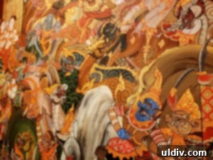 Arun's Thai: A Culinary Investigation 4 Traditional Thai art on display at Arun's Thai