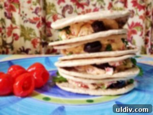 A final close-up shot of the delicious Flatout Foldit sandwiches, ready to be enjoyed, highlighting the fresh ingredients and appetizing presentation.
