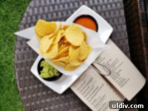 Freshly prepared housemade guacamole and salsa with tortilla chips