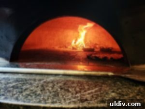 Etta A Taste of Hearth Magic 14 The hearth oven, with flames visible, embodying the source of etta's unique wood-fired flavors.
