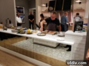 New Year's Resolution #2: Revamp the Kitchen? My BlueStar Cooking Demo 10 A vibrant beet dish with burrata, charred kale, and hazelnut vinaigrette prepared by Chef Kahan