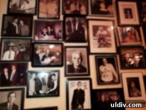 New Year's resolution #3: Dine out more! My Trattoria Gianni review 4 Trattoria Gianni's Wall of Fame featuring John Malkovich