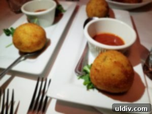 New Year's resolution #3: Dine out more! My Trattoria Gianni review 5 Delicious Arancini Siciliani at Trattoria Gianni