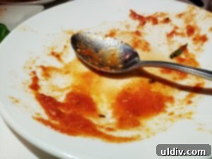 New Year's resolution #3: Dine out more! My Trattoria Gianni review 9 Empty plate after enjoying Trattoria Gianni's meatballs