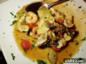 New Year's resolution #3: Dine out more! My Trattoria Gianni review 10 Shrimp stew with fresh vegetables at Trattoria Gianni