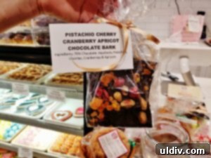 Delightful Pastries' Vegan Chocolate Bark with various nuts and dried fruits
