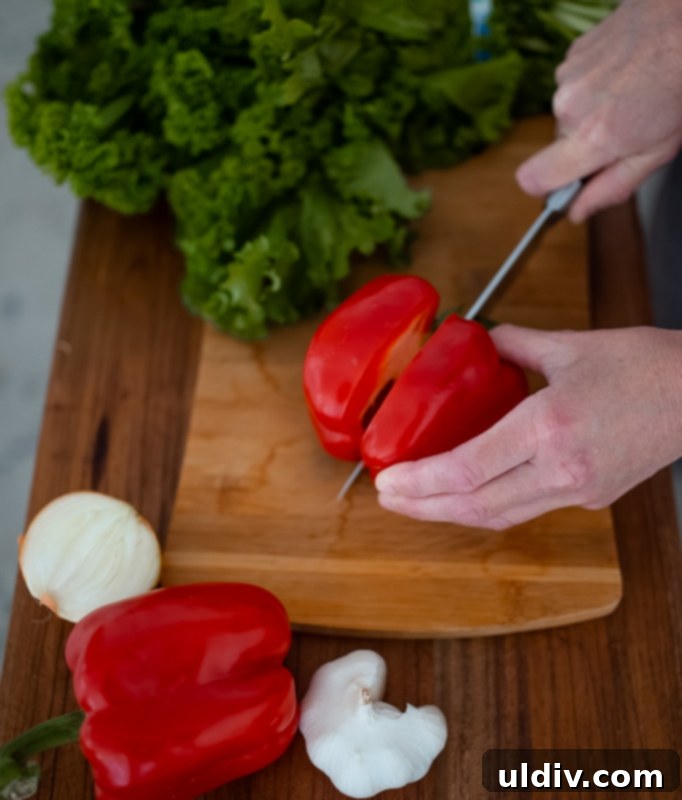 Mixing the ingredients for the Orzo and Dandelion Green Salad