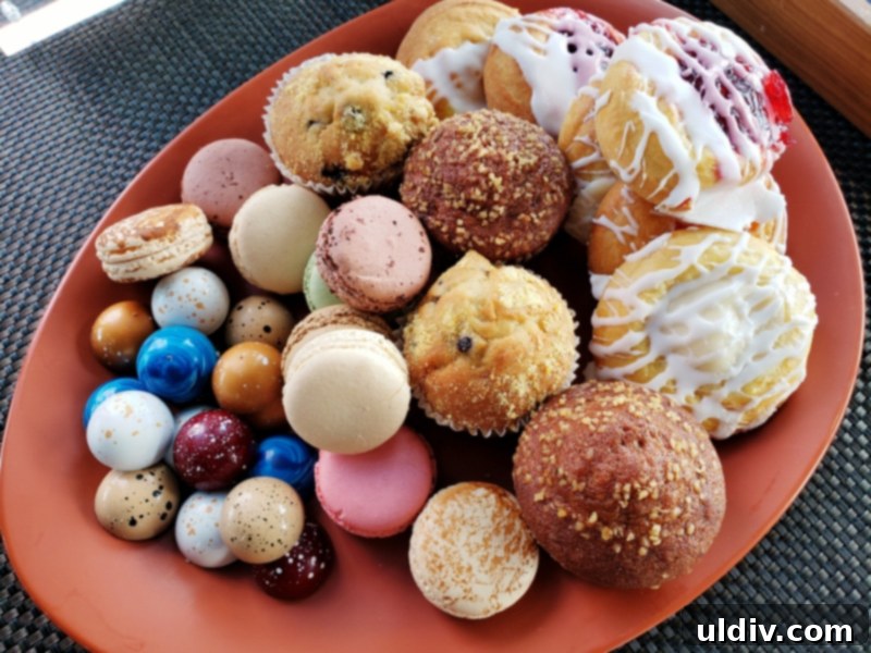 My Last Brunch at VU Rooftop Before Lockdown 16 Variety of delicious small desserts and pastries from VU Rooftop