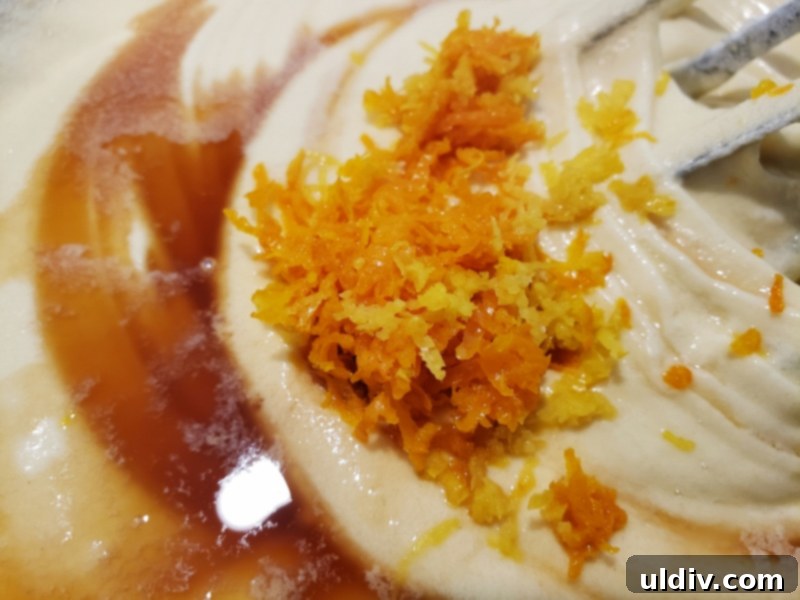 Citrus Bloom Cake: My Summer Dream 11 Cake batter with lemon and orange zest