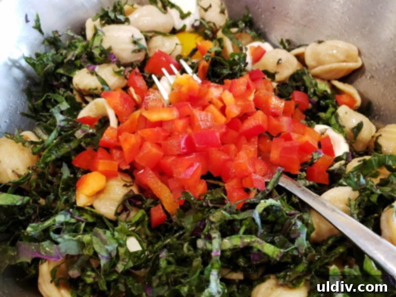 Orecchiette The Kale Pasta Salad You Will Obsess Over 5 Preparing the Simple Vinaigrette for the Orecchiette Salad