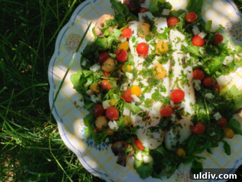 Sitka Salmon Shares June 2020: Remembering Childhood, Relishing Sablefish 16 Detailed shot of the sablefish salad, showcasing ingredients and presentation.