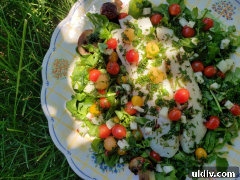 Sitka Salmon Shares June 2020: Remembering Childhood, Relishing Sablefish 18 Final presentation of the delicious sablefish and watercress summer salad.