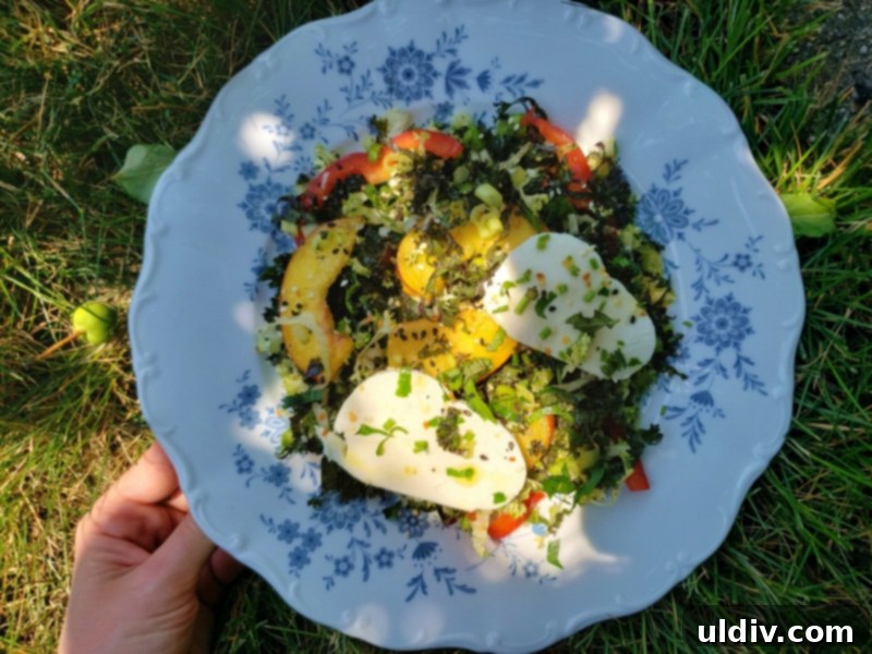 Summer Kale Peach Salad 8 Delicious Kale and Peach Summer Salad