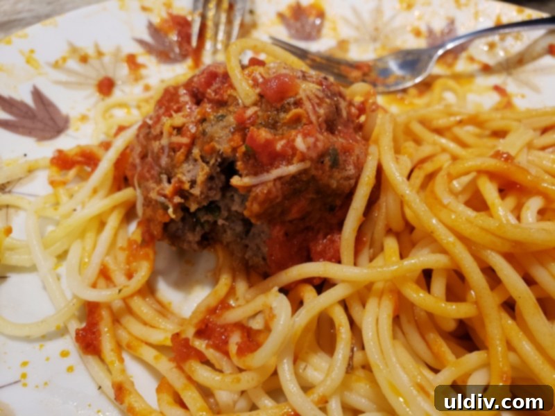 Truffle Shuffle's Fall Feast: A Virtual Celebration of Pasta, Meatballs, and Truffle Indulgence 18 Close-up of the truffle-infused Spaghetti & Wagyu Meatballs, showcasing the fresh truffles.