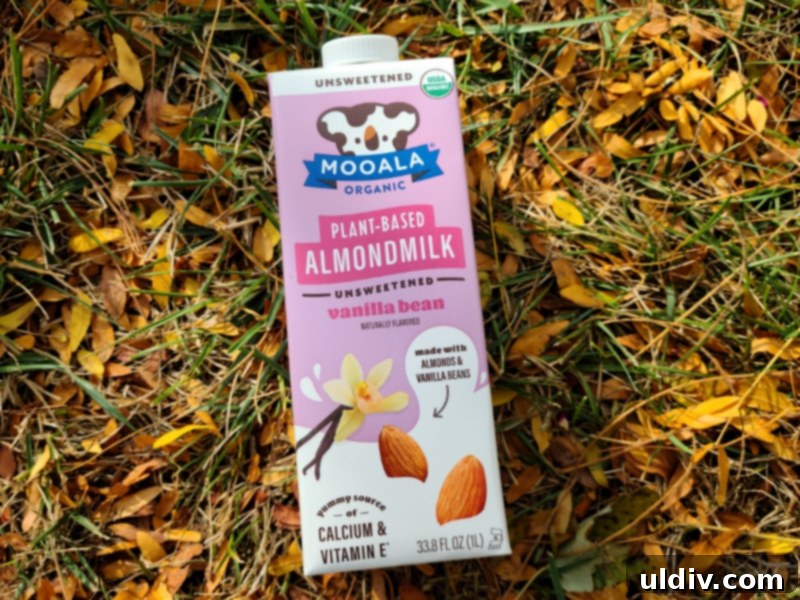 Fall 2020 Comfort: Baked Apples and the Quest for Normal 13 Mooala Organic Vanilla Almondmilk Carton