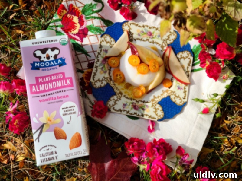 Fall 2020 Comfort: Baked Apples and the Quest for Normal 14 Panna Cotta Made with Mooala Almondmilk