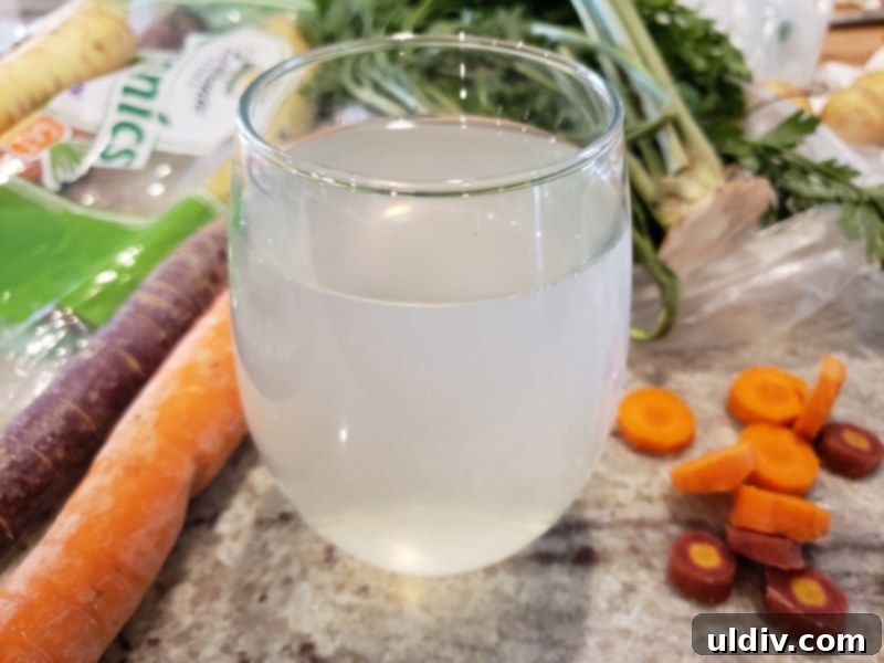Autumn's Health Elixir: Dive Into Delicious Fish Soup 5 A bottle of sauerkraut juice, a key ingredient for the fish soup.