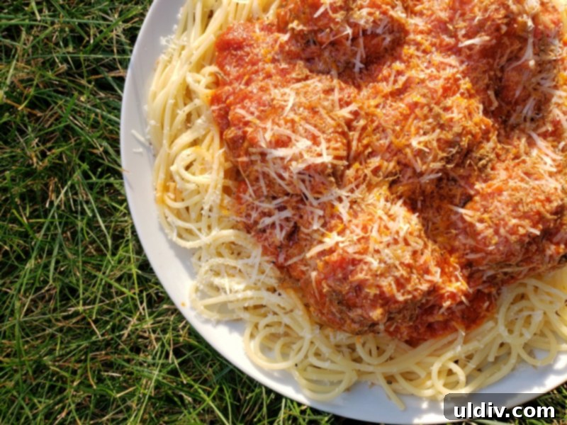 2020 Holiday Gift Guide: A Season of Gratitude 11 The finished Spaghetti & Wagyu Meatballs with Truffle Pecorino, a testament to Truffle Shuffle's culinary expertise