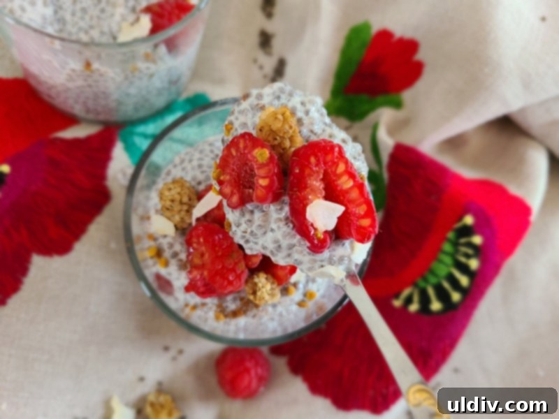 Cultivating Calm: Gourmet Discoveries and Self-Care Rituals for Pandemic Life 13 Another perspective of the delicious chia pudding, ready to be enjoyed