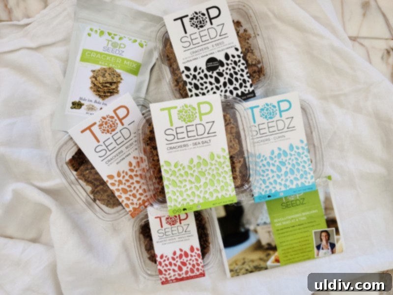 Cultivating Calm: Gourmet Discoveries and Self-Care Rituals for Pandemic Life 15 Assortment of Top Seedz crackers and roasted seeds varieties