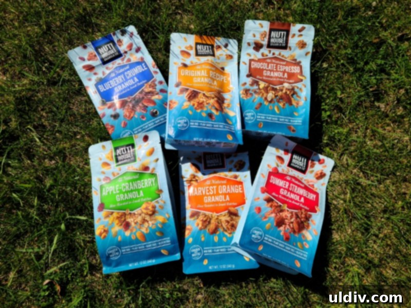 Earth Day Event And Exciting Giveaways 6 NutHouse Granola varieties