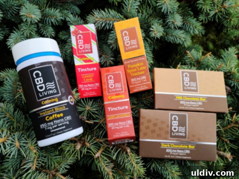 Relax and Refresh with Fruit Soups My CBD Living Review 3 CBD Living product lineup