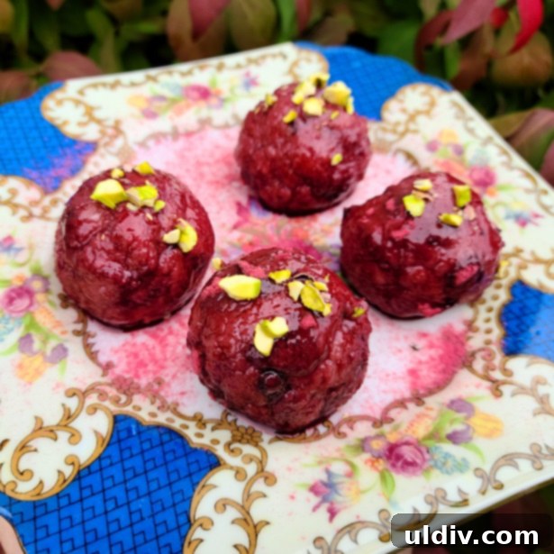 Spring's Best Plant-Based Bites for Health and Flavor 10 Semolina pudding balls with dried cherries and elderberry powder