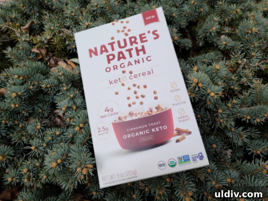 Spring's Best Plant-Based Bites for Health and Flavor 3 Nature's Path Keto Cinnamon Toast Cereal