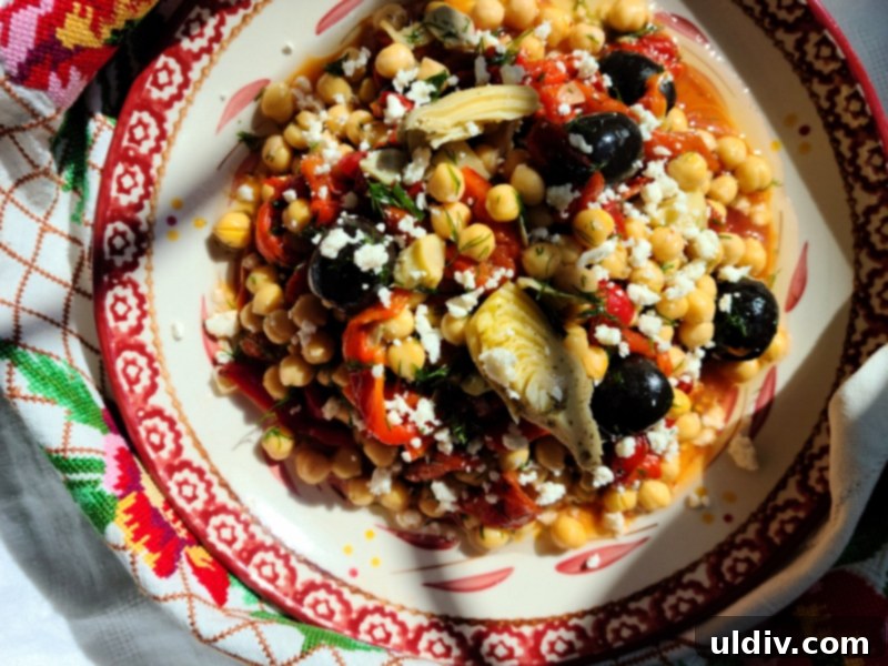 Chickpea Salad The Best of Both Worlds 3 Delicious and healthy Mediterranean chickpea salad