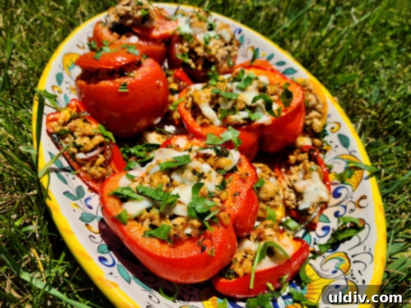 Father's Day Bliss: My Gourmet Gift Basket Deep Dive 12 Close-up of the delicious stuffed vegetables