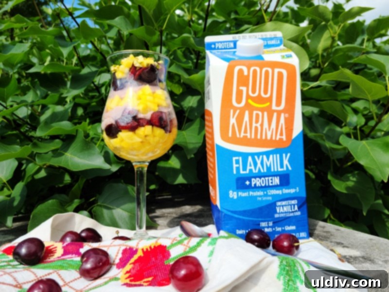 Plant Milk Chronicles: My Months of Dairy-Free Discoveries 12 Semolina parfait close-up