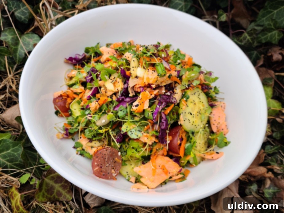 2021 Holiday Gift Guide Artisan Excellence 10 Wild Alaskan Coho salmon salad with vegetables and grapes