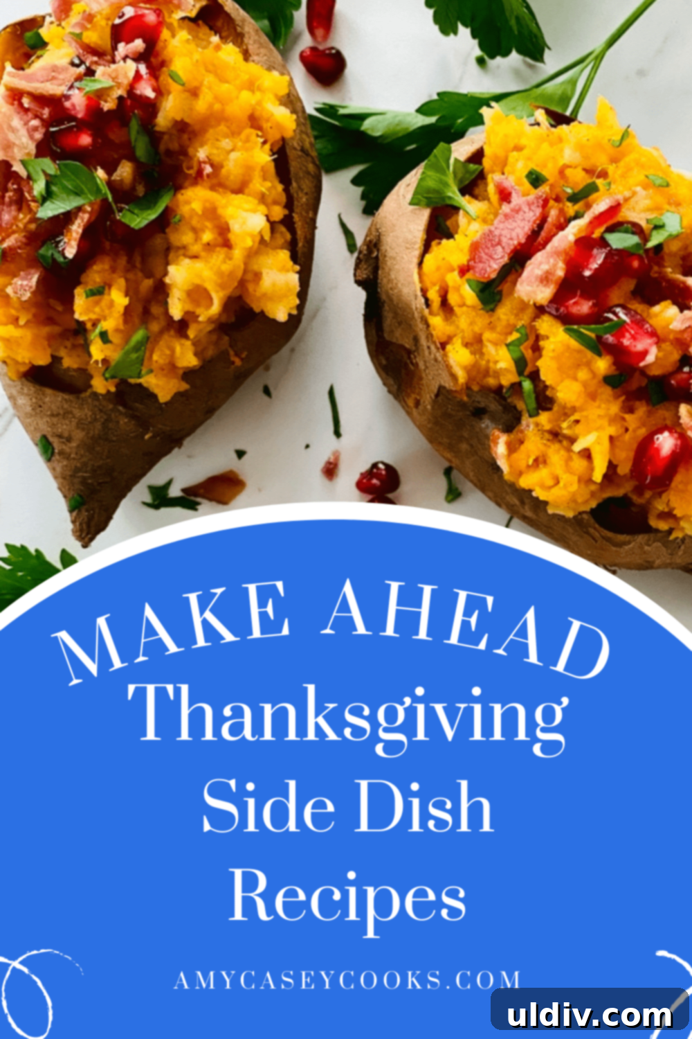 Prep Ahead Thanksgiving Sides for a Relaxed Feast 3 A thoughtfully curated collection of make-ahead Thanksgiving recipes, including side dishes, appetizers, desserts, and breakfast options, designed for a stress-free holiday.