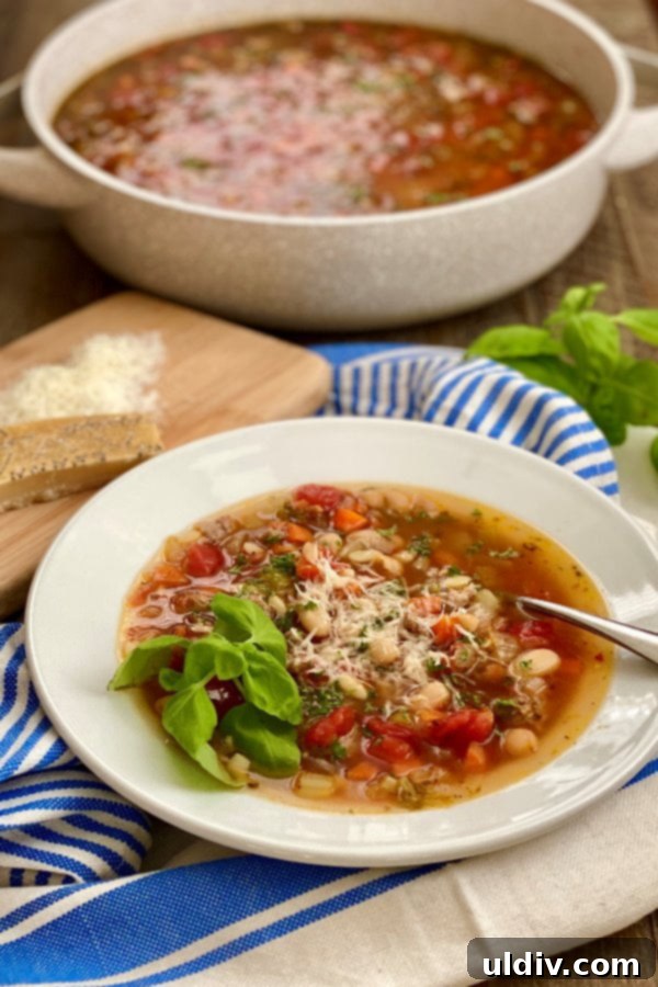 Effortless and Mouthwatering Pasta e Fagioli 2 bowl of pasta soup with Italian sausage and vegetables