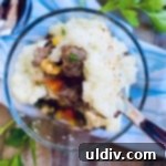 spoonful of ground turkey shepherd's pie