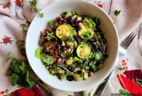 Red White and Green Vegan Fourth of July Salad