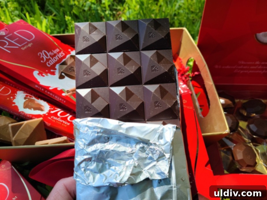 Your Summer Refresh Top Picks Beyond the Ice Cream Aisle 13 More RED Chocolate bars, including Hazelnut & Macadamia